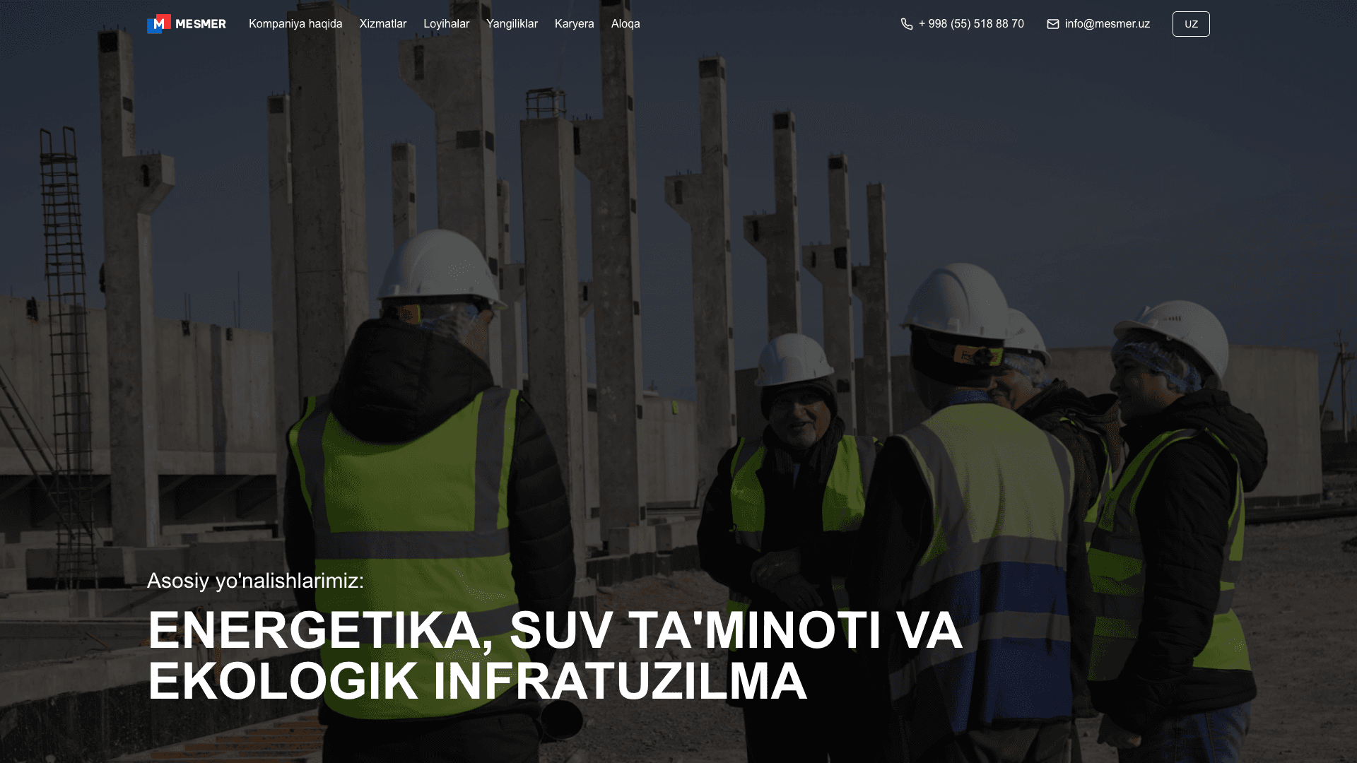 MESMER - Leading Construction & Engineering Company in Uzbekistan